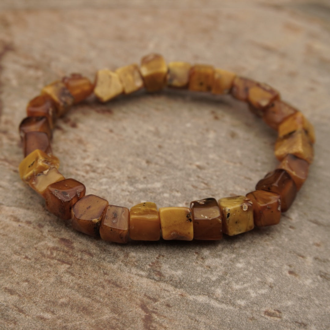 Irregular Amber Cubes