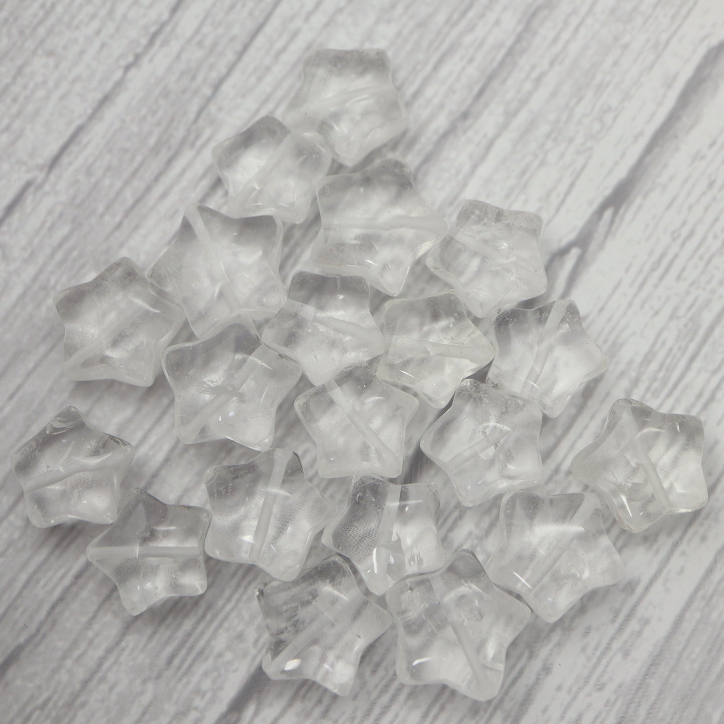 Clear Quartz Star Charm