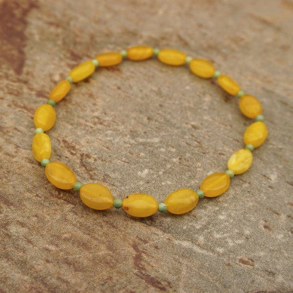 Amber with Turquoise