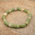 Jade Barrels with Aventurine