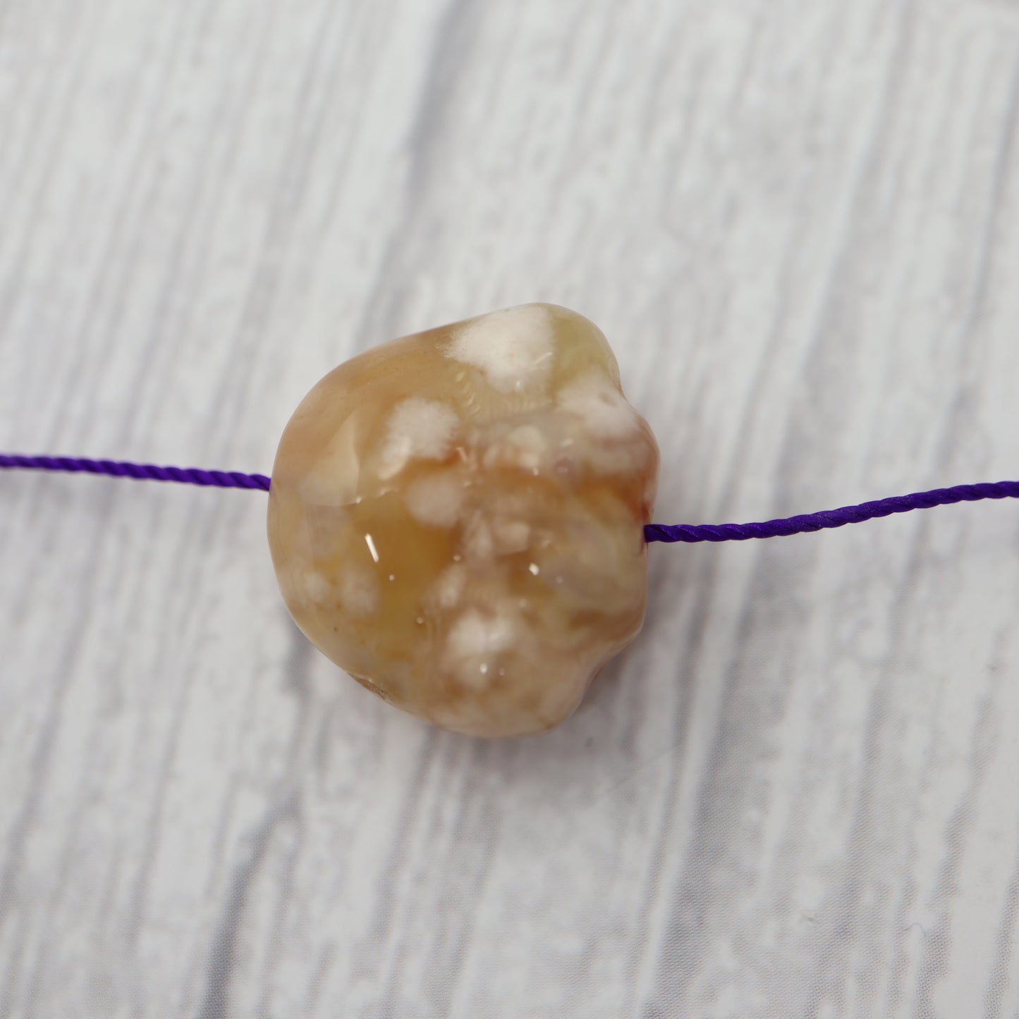 High Quality Sakura Agate Paw Charm