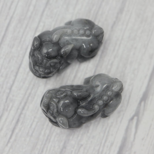 Black Jade Pixiu Charm