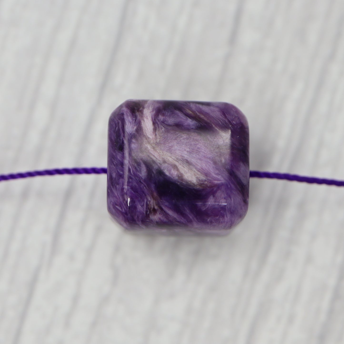 Charoite Cube Charm