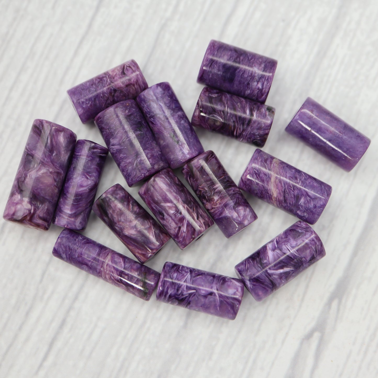 Charoite Barrel Charm