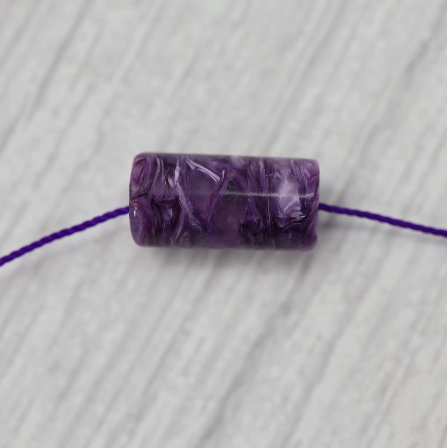 Charoite Barrel Charm