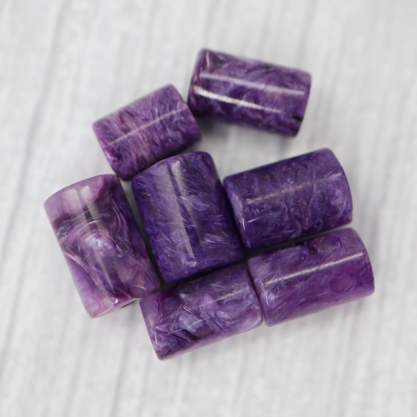 Charoite Barrel Charm