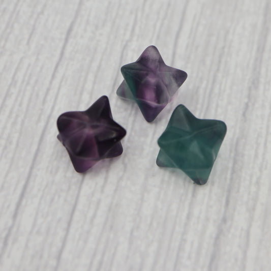 Fluorite Star Charm