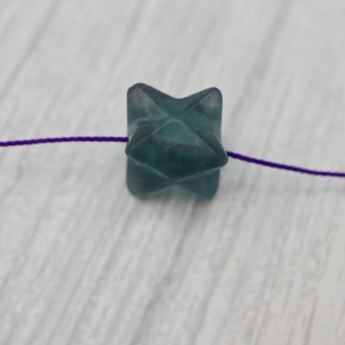 Fluorite Star Charm