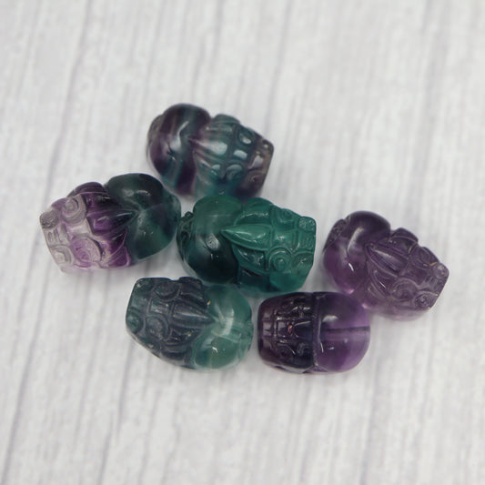 Fluorite Pixiu Charm