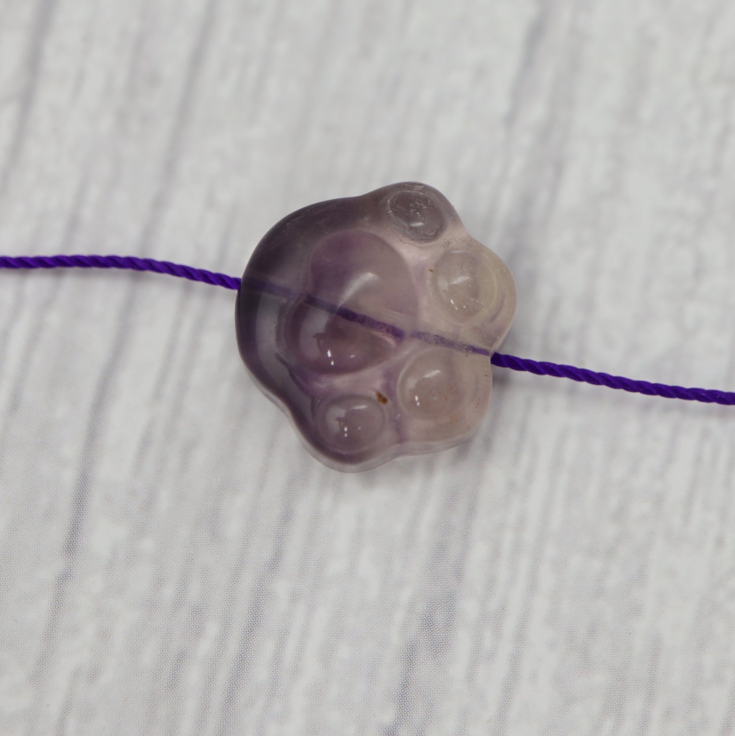 Fluorite Paw Charm