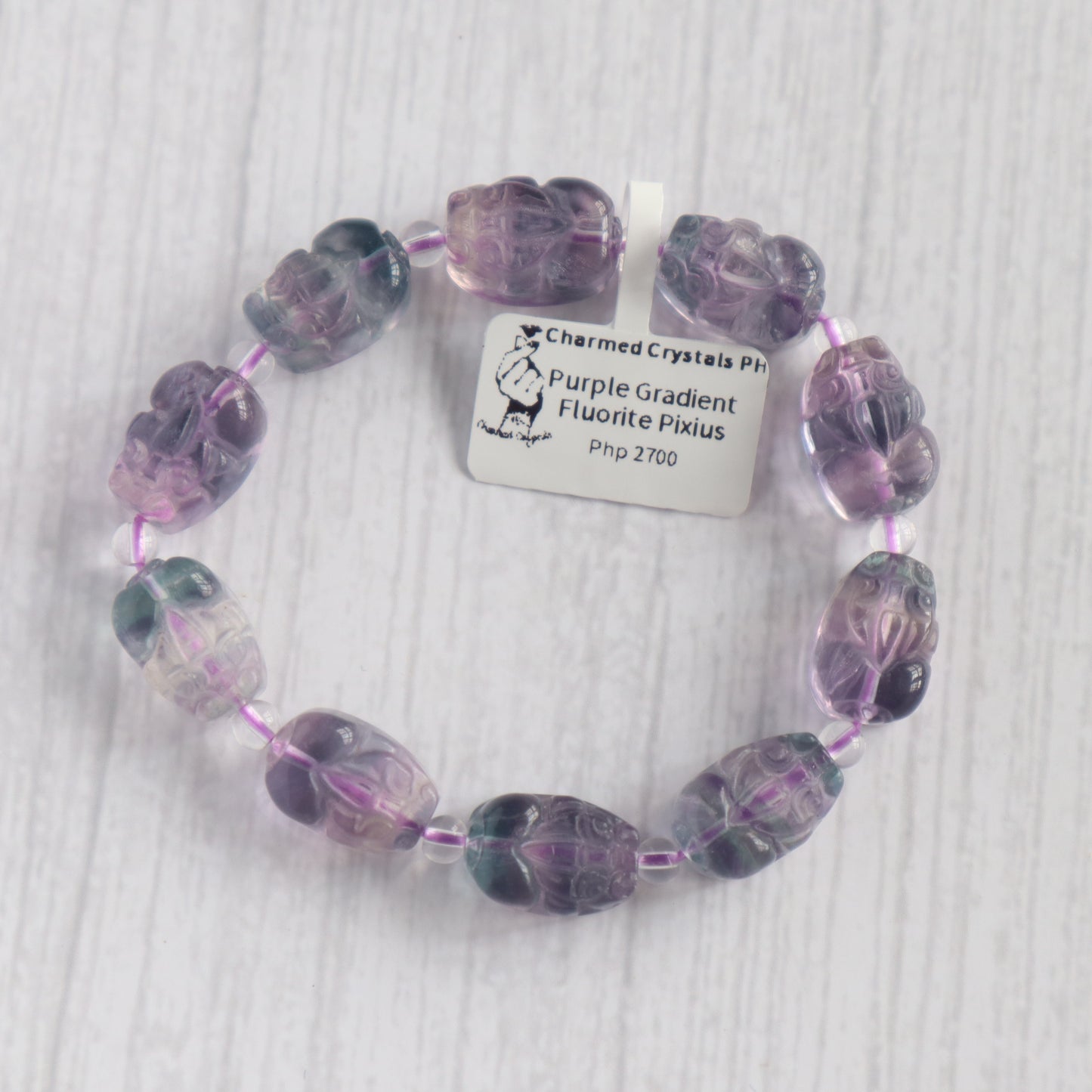 Purple Gradient Fluorite Pixius