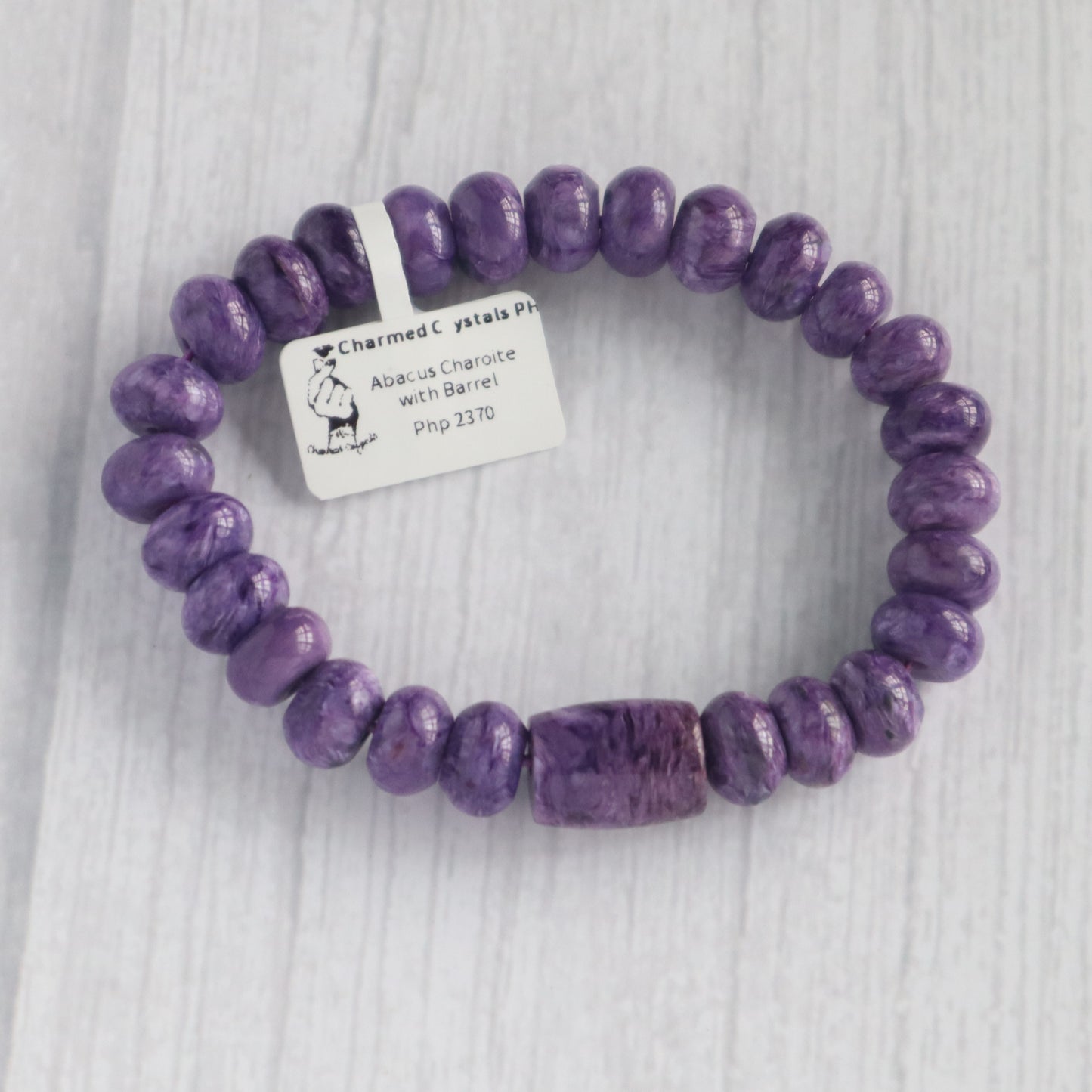 Charoite Abacus with Barrel