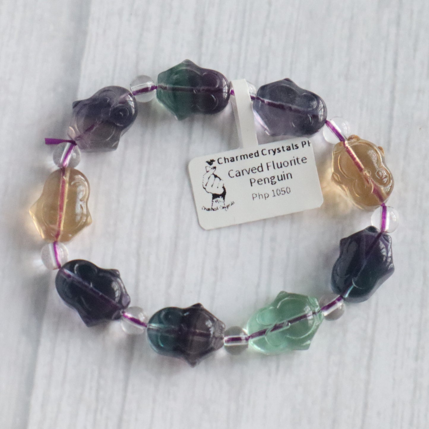 Fluorite Penguins