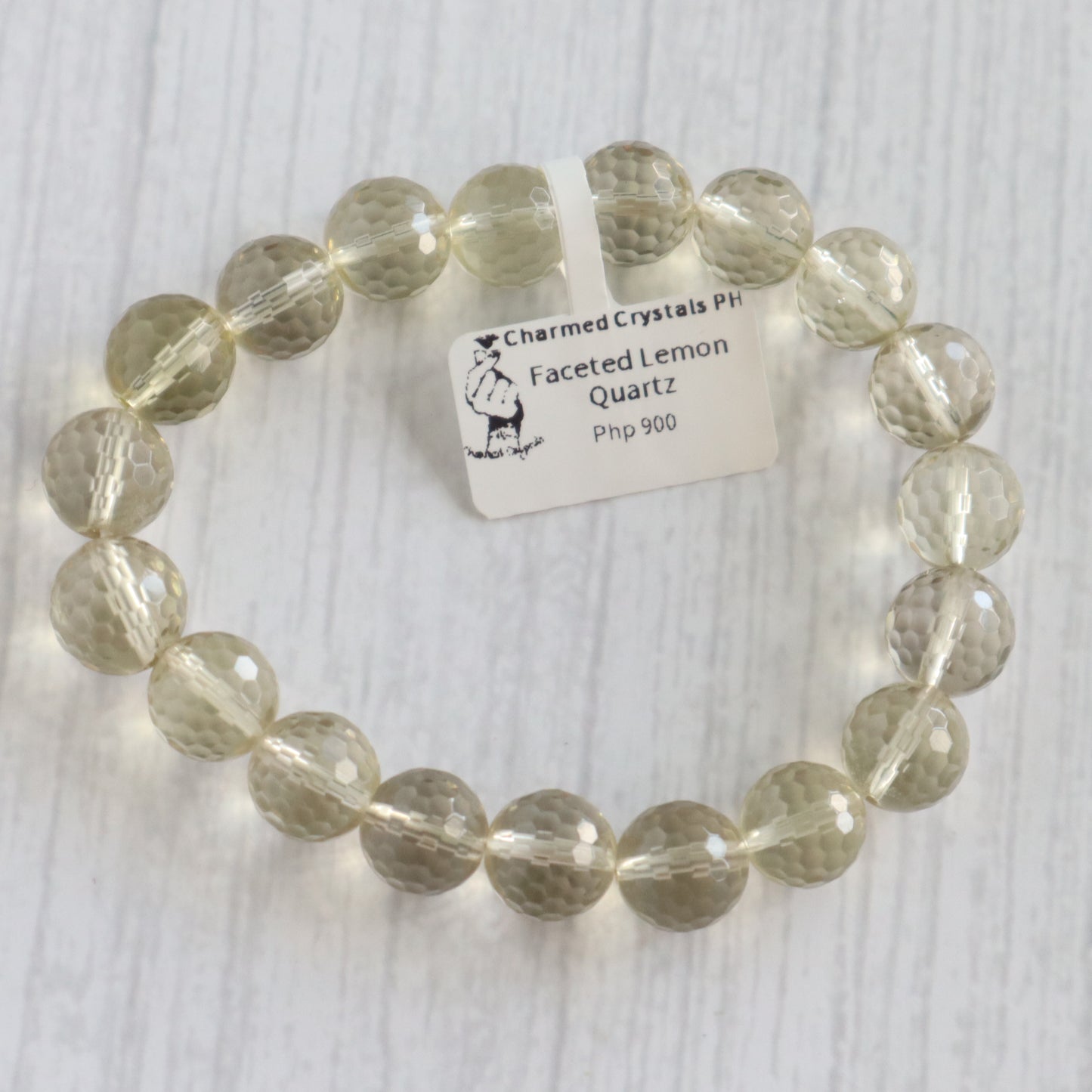 Faceted Lemon Quartz