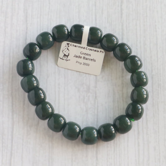 Dark Green Jade Barrels