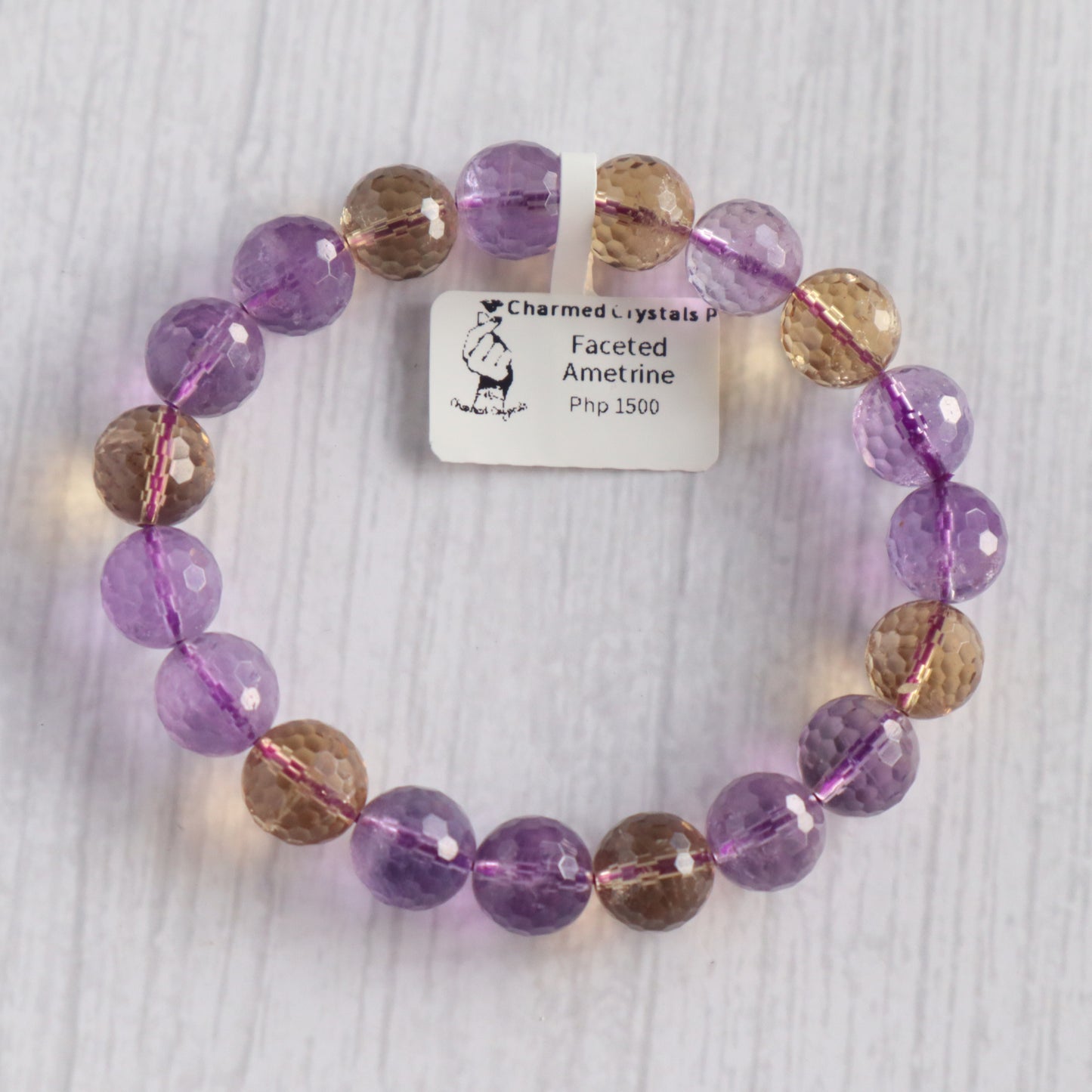 Faceted Ametrine