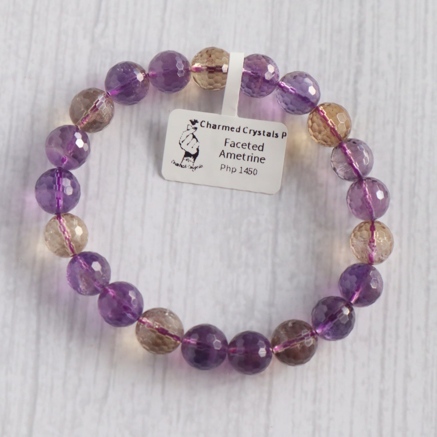 Faceted Ametrine