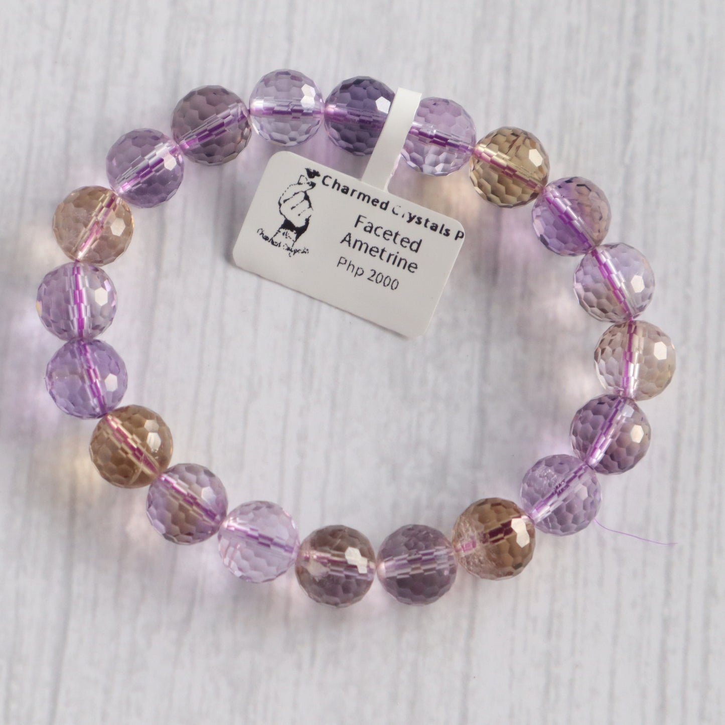 Faceted Ametrine