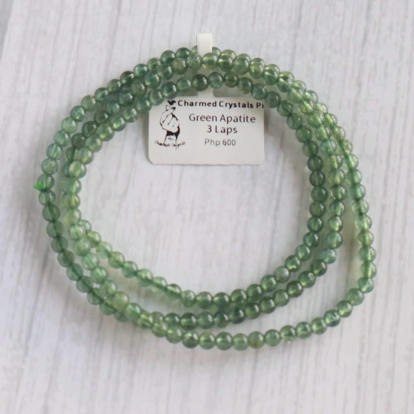 Green Apatite 3 Laps