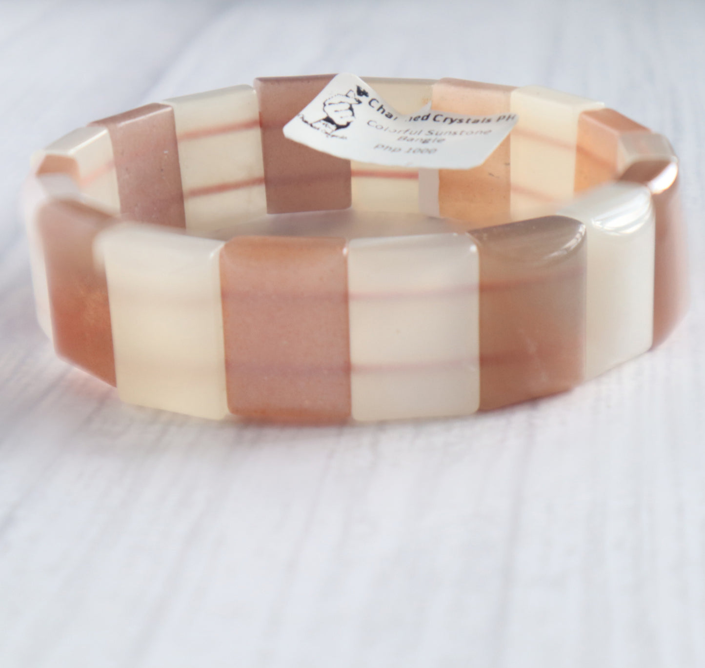 Colorful Sunstone Bangle