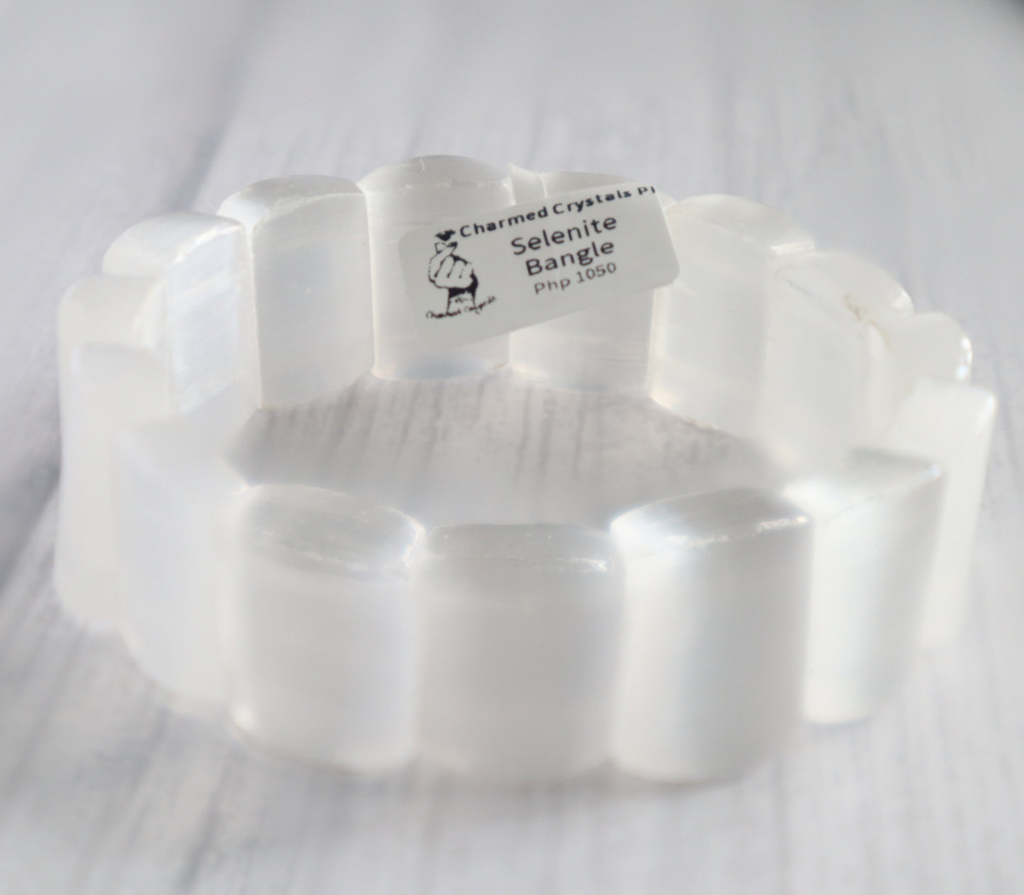 Selenite Bangle