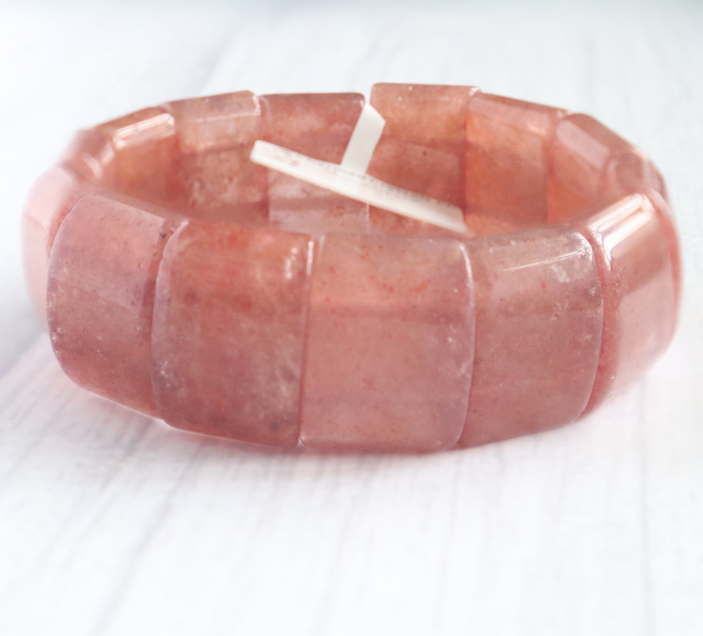 Strawberry Quartz Bangle