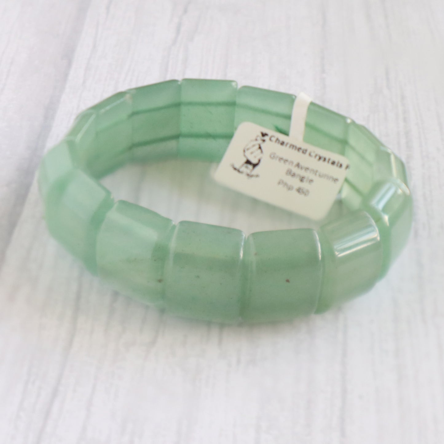 Green Aventurine Bangle