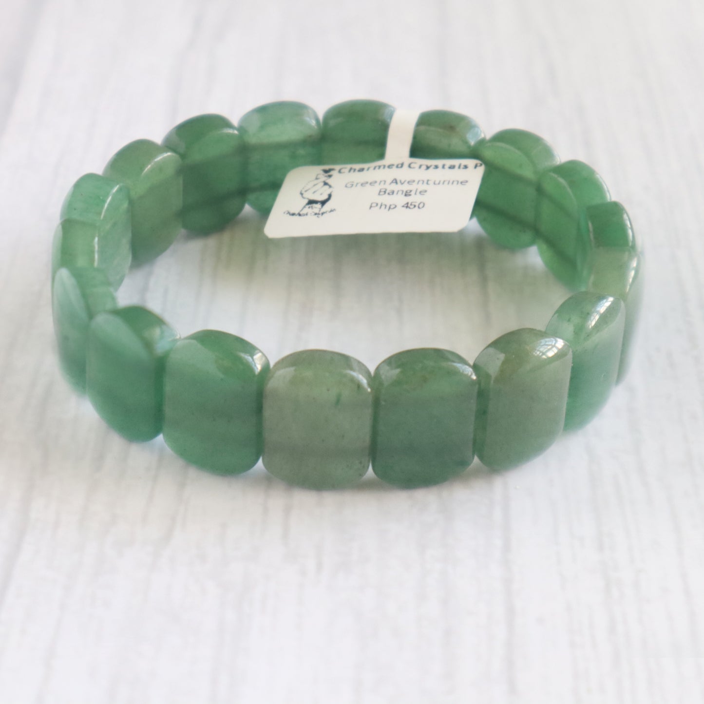 Green Aventurine Bangle