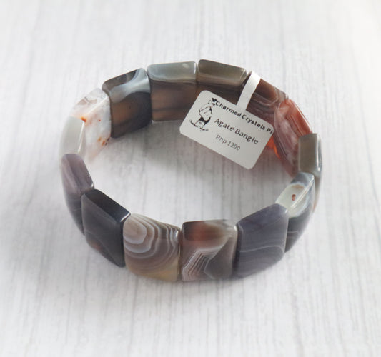 Botswana Agate Bangle